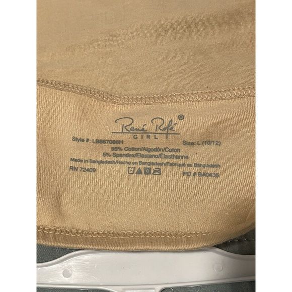 Rene Rofe Bralettes 5-Pack Girls Large Cotton Spandex Multicolor Soft Comfort - Picture 4 of 8